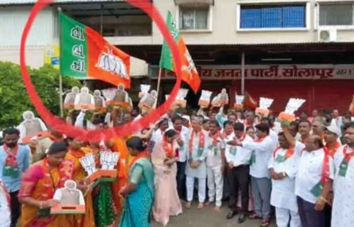 bjp-flag-solapur