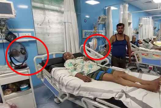 madhya-pradesh-jabalpur-victoria-hospital-icu-emergency-ward-ac-not-working