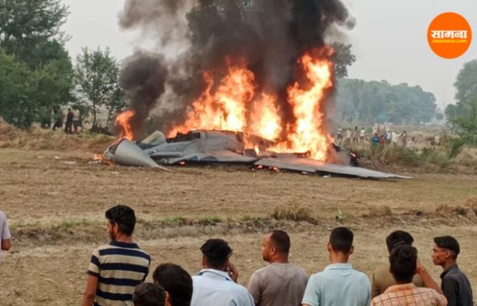 Army Plane Crashes Agra