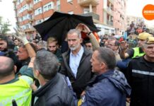 spain king and pm attacked with mud